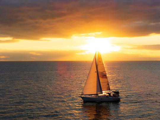 2hr Sunset Sail from the port of South Haven Mi. on a Catalina 36