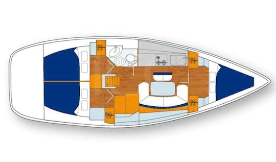 Day Cruise to Dia Island With our Beneteau Cyclades 39.3 (9:00-15:00)