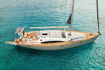 Luxury Multi Day Skippered Charters on TREATON (53 ft, A/C) /Heraklion, Crete