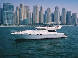 Luxury 60ft Majesty Yacht in Dubai Marina — Perfect for Parties & Celebrations