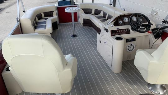 24' Lexington "Eckle" Pontoon Charter in Tampa, FL