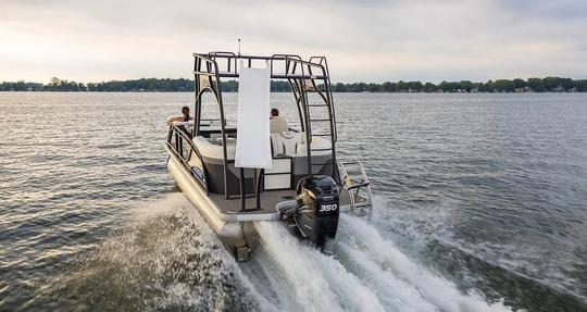 24' Godfrey Monaco Sundeck Party Pontoon With Slide