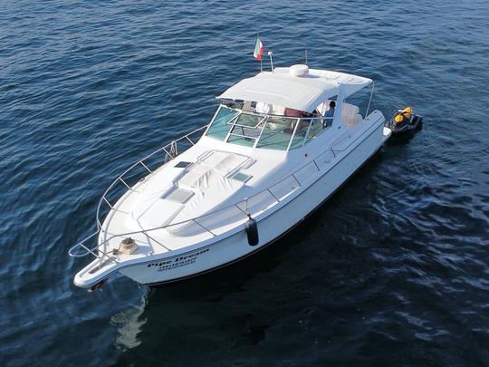 🛥️💙 Elegante iate Tiara de 42 pés para alugar em Puerto Vallarta