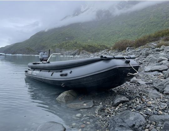 Barco a jato inflável de 470 (15,4 pés) e motor de popa a jato de 50/35 HP