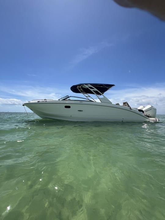 Enjoy a day in Miami aboard our Sea Ray 29ft