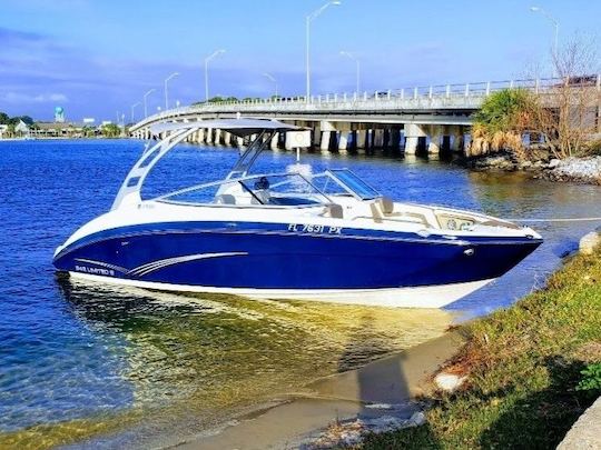 Passeios pela Ilha do Caranguejo com a Sleek 242 Limited S Yamaha Boat Experience