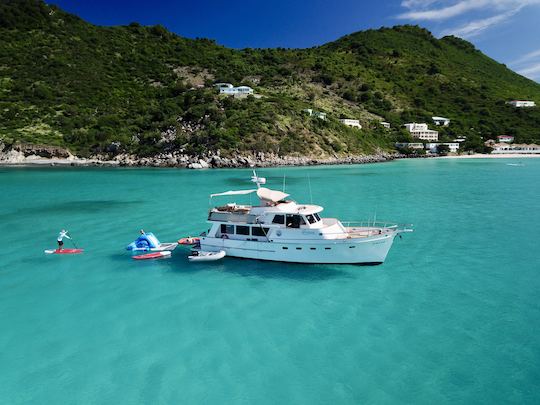 Luxurious & spacious 55ft Motor Yacht,discover Anguilla,Sint Maarten,St Martin