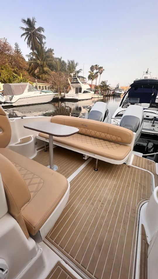 Enjoy Miami in 33FT SEARAY SUNDANCER for Charter!