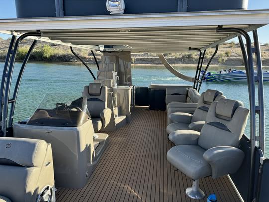 Premier 31ft Marine 310 Skydeck twin engine Pontoon!!