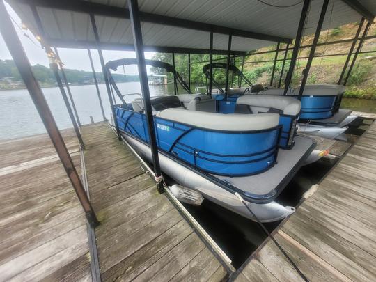 2020 Sylvan Pontoon 90HP #2 no Lago Hamilton