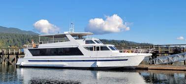 85' Luxury Yacht Charter for Parties & Events in Vancouver (max 70 guests)