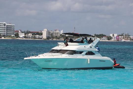 Yacht privé de 46 pieds à Cancún pour 15 personnes