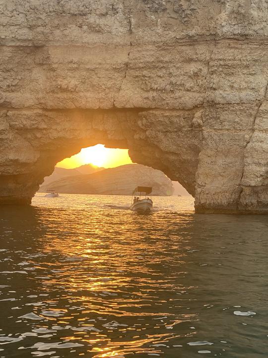 Expérience historique au coucher du soleil à Muscat