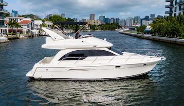 Comfortable Meridian 45 flybridge 