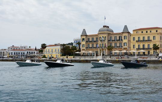 Excursion quotidienne de Spetses/Porto Cheli aux îles Dokos et Hydra avec Blue Game