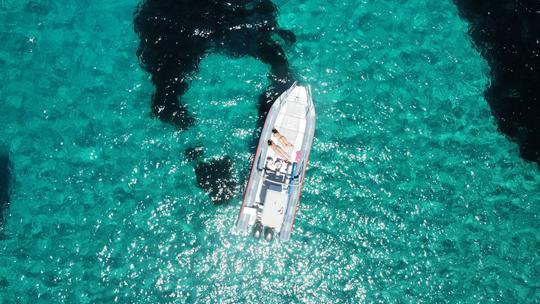 Lancha rápida privada a Es Vedra y Atlantis Ibiza desde San Antonio (recorrido de 3 horas)