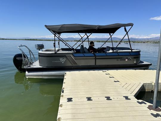 Location de bateau ponton Viaggio Lago L22U à Loveland, Colorado