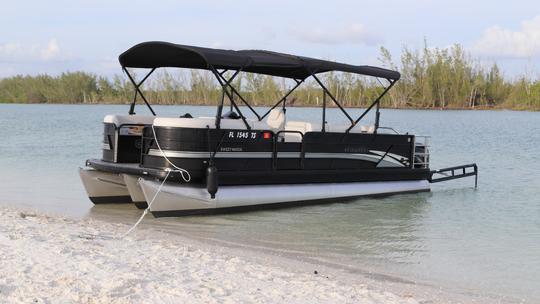 23ft Godfrey Marine "White Pearl" Charter in Naples. FL