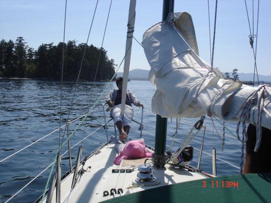 Navegar y acampar en las Islas del Golfo de Columbia Británica