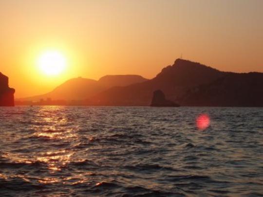 L'ESTARTIT : HEURE D'OR, COUCHER DE SOLEIL SUR LA COSTA BRAVA