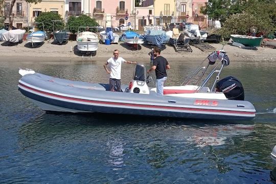 Maxi Rib Ranieri  6.50 mt 150 HP to Milazzo Sicily