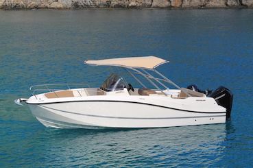 Quicksilver 755 open active at rock my boat in Rhodes