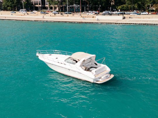 Disfrute de Chicago en este yate Sea Ray Express Cruiser de 45 pies, ¡perfecto para fiestas! 