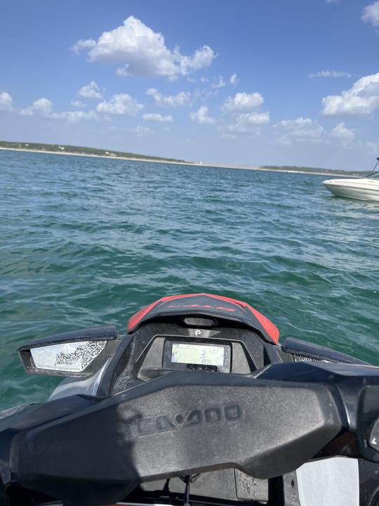 SeaDoo Premium Fast Jetskis with bluetooth audio rental canyon lake!