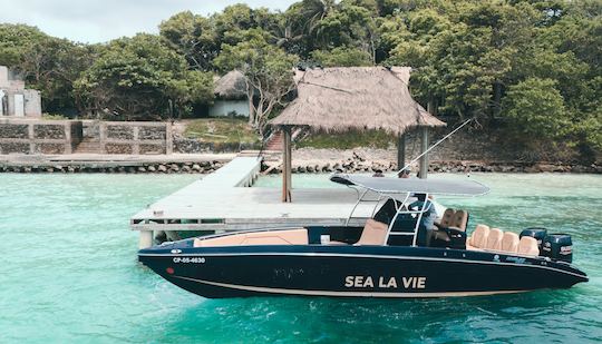 Aluguel privado de barco de luxo de dia inteiro - Ilhas do Rosário -