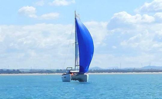 Catamarã luxuoso com lagoa de 39 pés para 12 pessoas na Andaluzia, España