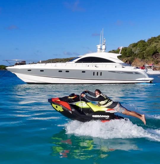 Forfait d'aventure en yacht à moteur et jet ski Sunseeker de 60€ à Fajardo, Porto Rico