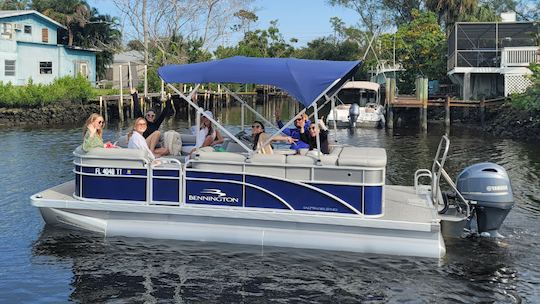 Explore Naples’ Island Beaches & Sunsets on a New Bennington Pontoon