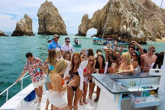 Catamaran in Cabo San Lucas Mexico. 