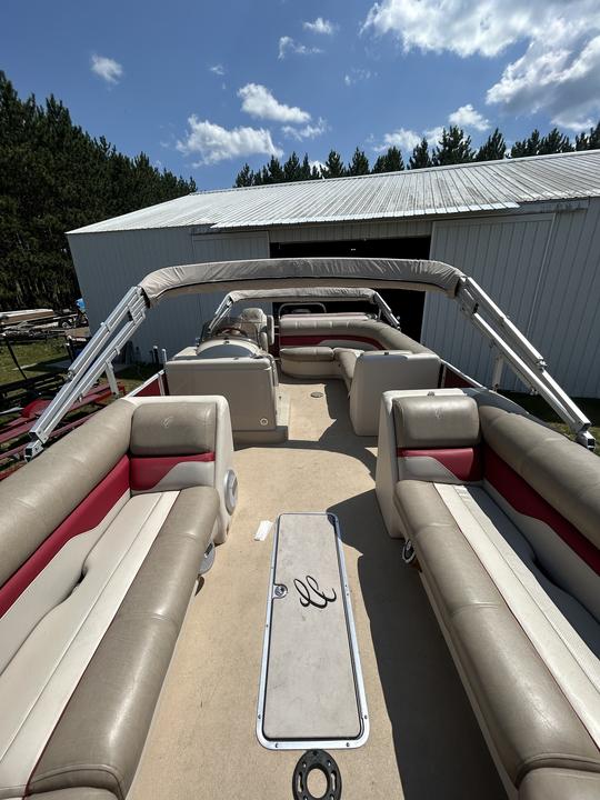 24' 12 Person Capacity Pontoon Boat - Torch Lake - Great Sound System