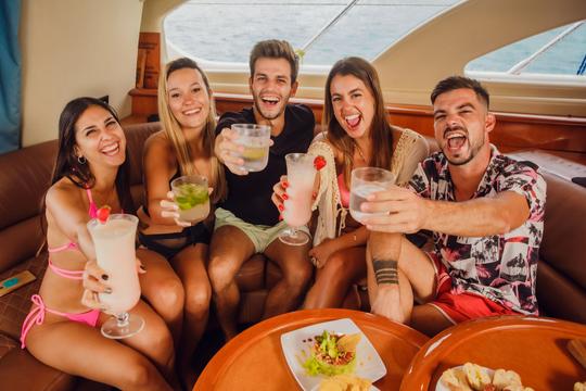 43€ Azimut Yacht Riviera Maya, Tulum, repas de luxe et boissons inclus