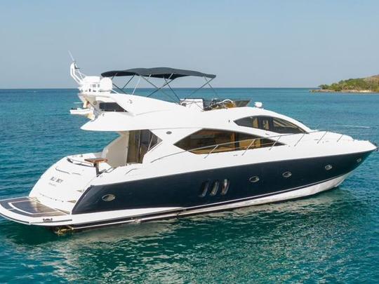 ENJOY CARTAGENA on a 64FT SUNSEEKER Luxury Yacht!