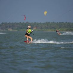 Kite Surfing in Kalpitiya, Sri Lanka