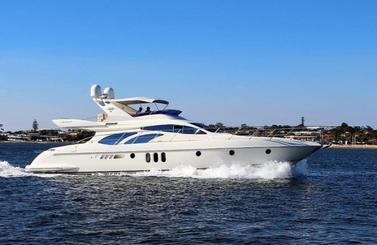 Azimut 62 Fly Power Mega Yacht Rental in Cote d'Azur, France 