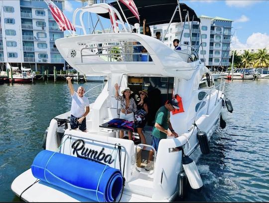 Free Hour 48' Luxury Flybridge – Party Friendly w/Sound System!!!