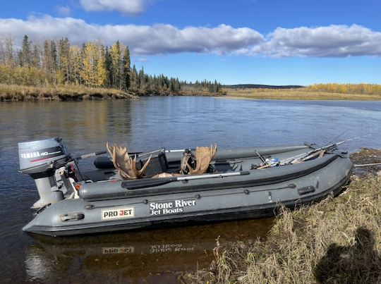 Barco a jato inflável de 470 (15,4 pés) e motor de popa a jato de 50/35 HP