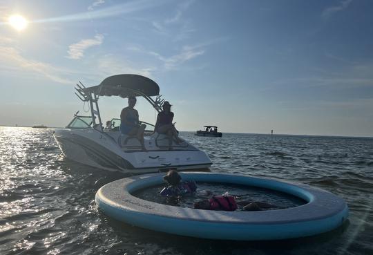 Bowrider +Water Sports at Lake Livingston [You drive].