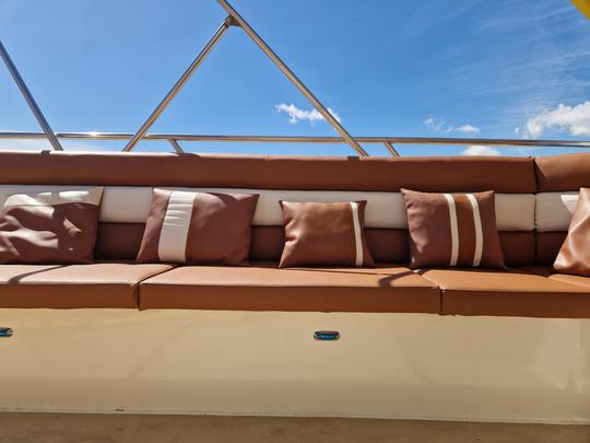 Luxury Charter In Protaras with Custom Build Motor Yacht Cruiser!