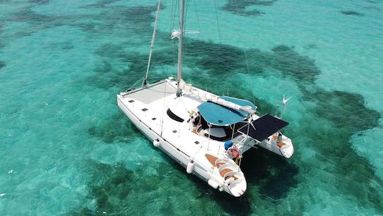 Fretamento privado de catamarã à vela de 46 pés/Capacidade 45 pessoas