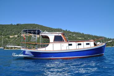 Barco personalizado de 50 pés para cruzeiro diário em Bodrum Torba 