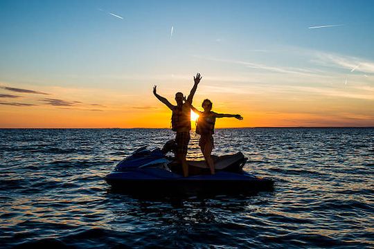 Barco flutuante Sun Tracker Deluxe 21 Party Coeur d'Alene Spokane