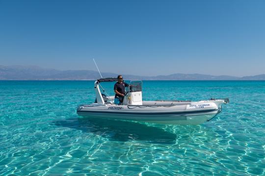 Rent a Predator RIB with skipper in Crete, Greece