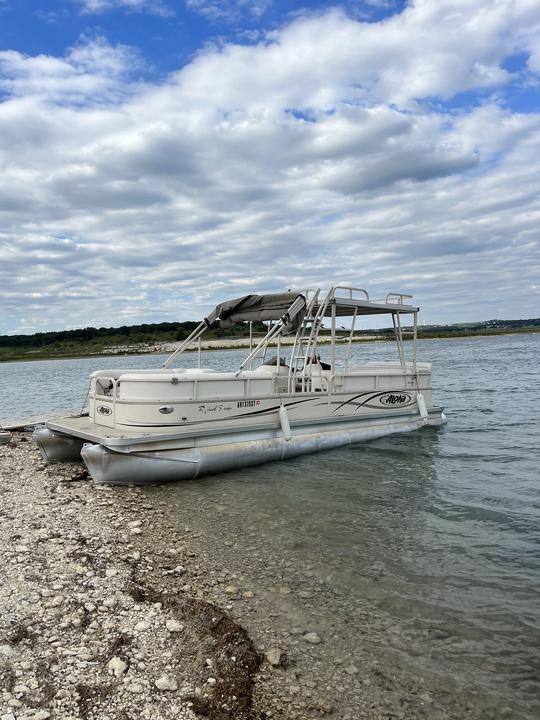 25ft Double Decker Rental At Canyon Lake, Texas