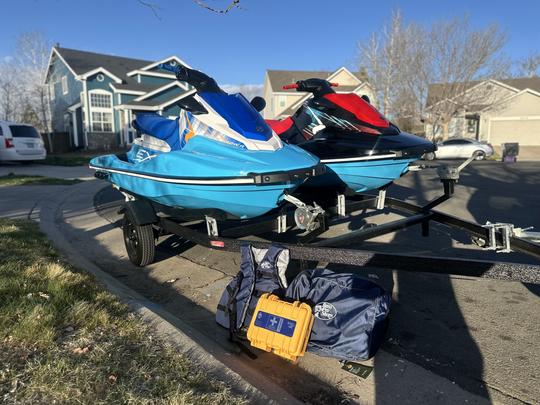 2 Jet Skis's + Towable tube - 2024 Yamaha EX Sport Rental