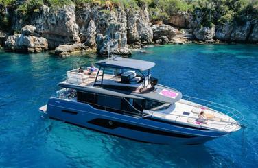 Luxury Prestige X60 Power Mega Yacht Rental in Cote d'Azur, France