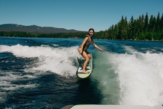 Axis A24 Wakesurf / Wakeboard Rental (CAPTAINED WITH SURF LESSONS INCLUDED)